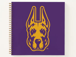 Hot Deals! University at Albany Great Dane Mascot Head Notebook