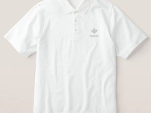 Big Deals! Canada Polo Shirt - White Canadian Maple Shirt
