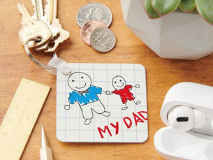 Review Children's Artwork & Photo Keychain