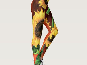 Big Deals! Sunflowers Leggings