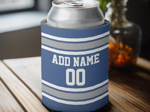 Top 10! Team Jersey with Custom Name and Number Can Cooler