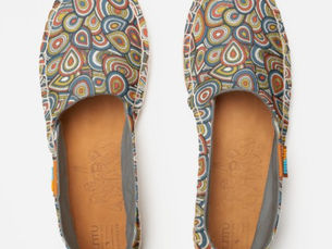 Review Trendy Abstract Retro Pattern Espadrilles