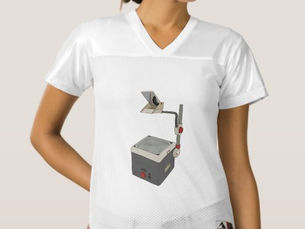 Best Deals! OHP 80s 90s Overhead Projector Women's Football Jersey