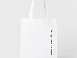 Hot Review! Promotional Add Logo Internet Web Address Template Grocery Bag