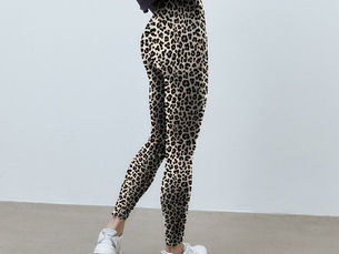Top 10! Abstract Animal Leopard Skin Fur Pattern Printed Leggings