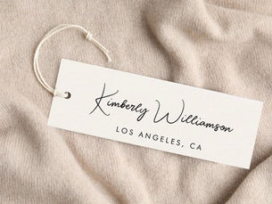 Review Chic Signature Script Label Hang Tag