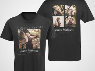 Best Deals! In Loving Memory | 5 Photo Collage | Memorial T-Shirt