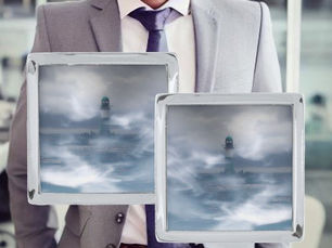 Top 5! Lighthouse in the storm - Baltic Sea Cufflinks