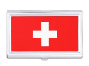 Top 5! Switzerland Flag Business Card Case