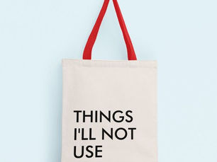 Hot Deals! Funny Typography Minimalist Modern Tote Bag