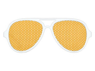 Top 5! Neon Orange Solid Color | Classic Aviator Sunglasses