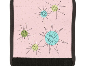 Best Deals! Pink Iconic Atomic Starbursts Luggage Handle Wrap
