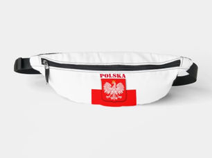 Review Poland Flag Polska Patriotic Football Soccer Fanny Pack