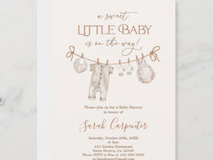 Top 5! Gender Neutral Baby Shower Clothes Invitation
