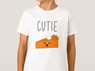 Top 5! Cutie Pie Pumpkin Pie Kids shirt