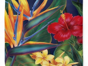 Review Tropical Paradise Hawaiian Bandana