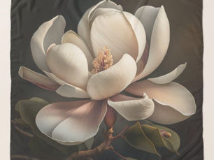 Hot Deals! Magnolia Flower Chiffon Scarf