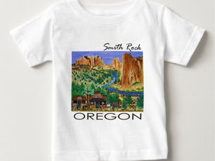 Top 10! Smith Rock ~ Oregon Baby T-Shirt