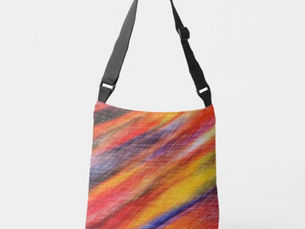 Hot Deals! Abstract Sunset Colors Crossbody Bag