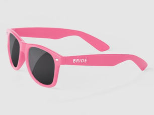Hot Deals! Fun Wedding Bachelorette Bride Pink Sunglasses