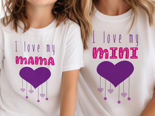 Best Price! I love my Mama Bright Hearts Matching Mama Mini Toddler T-shirt