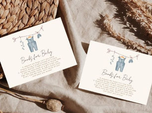 Top 5! Books for Baby boho baby clothes watercolor Enclosure Card