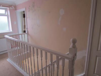 Wall paper stripped