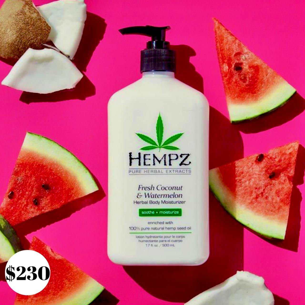 Fresh Coconut & Watermelon