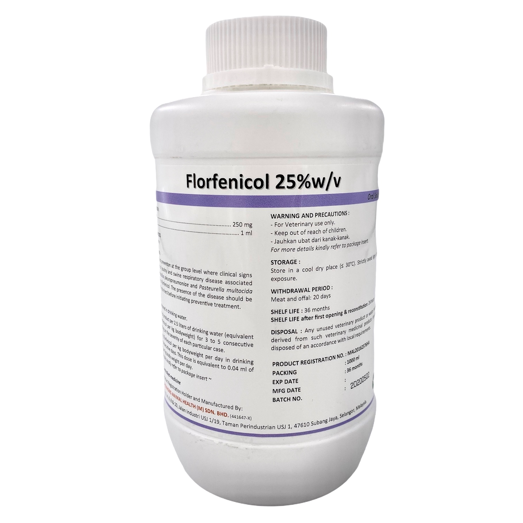 Florfenicol 25% w/v