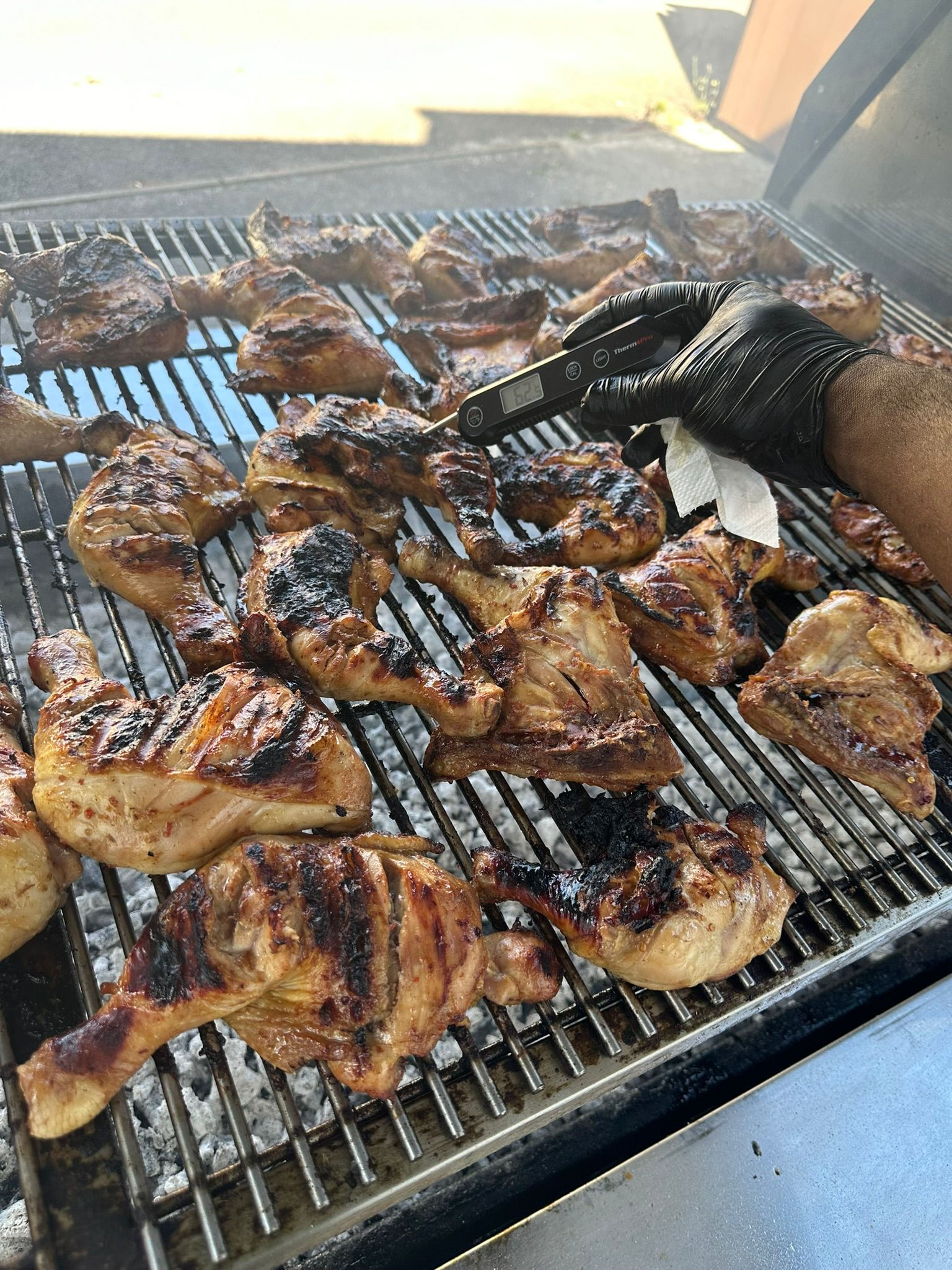 Live BBQ service