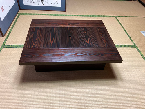 灰 五徳 酒燗器 4点セット】囲炉裏テーブル 座卓タイプ1000x800x280