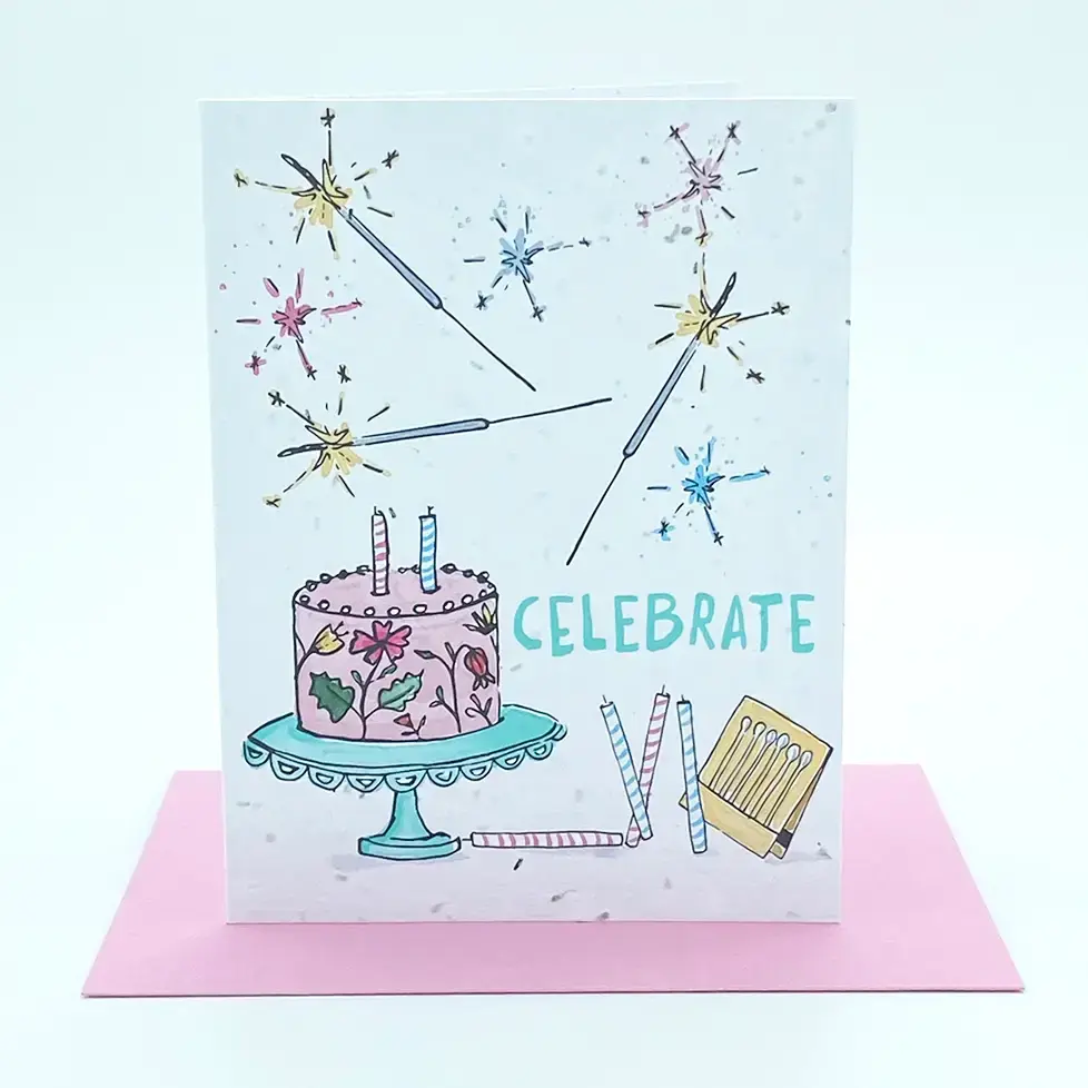 Celebrate - Wildflower Birthday Card