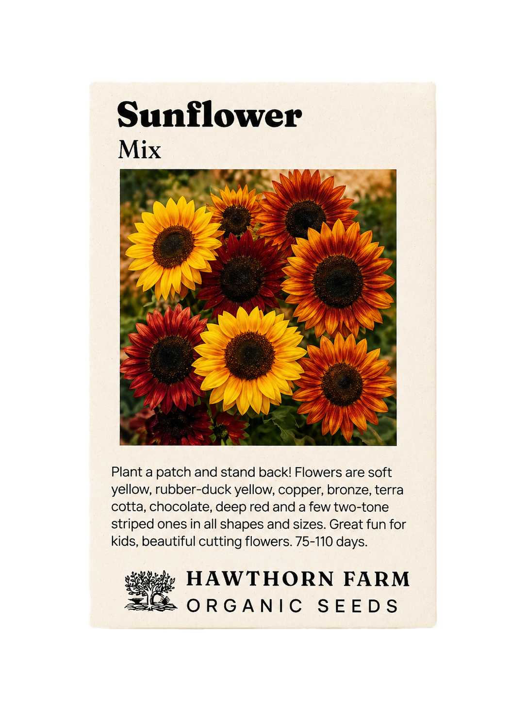 Sunflower Mix Organic Seeds