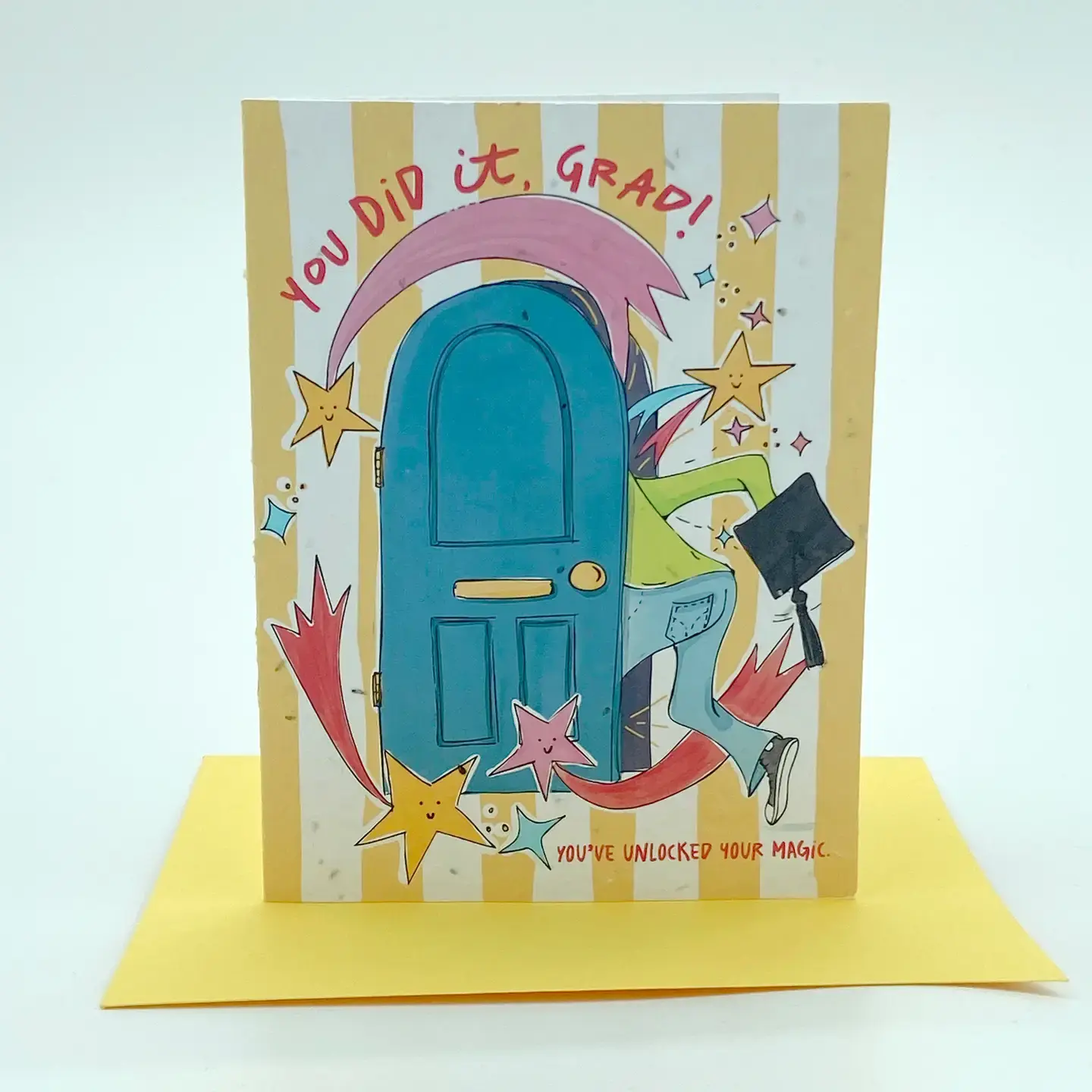 You, Did It, Grad- Wildflower Graduation Card