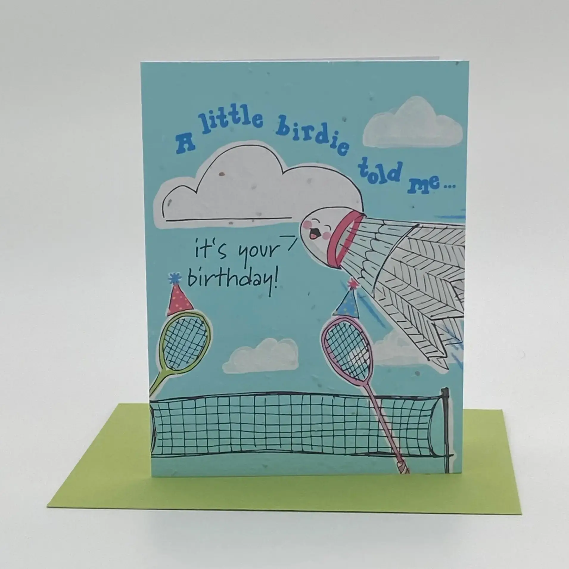 Birdie Birthday -Wildflower seed card