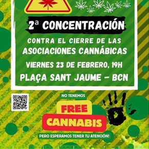 Concentraciones en Barcelona contra las declaraciones de Regidores del Ayuntamiento contra los clubes