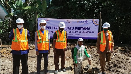 TEZ Capital And Finance Kembali Bangun Sekolah di Lebak Banten