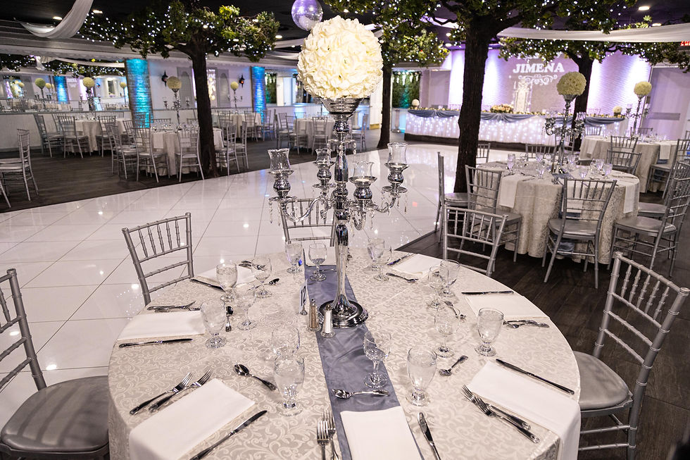 Quinceanera event venue Rental garden themed