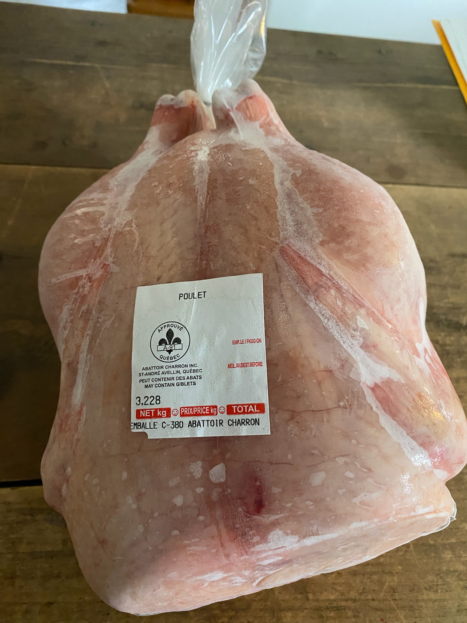 Poulet de grain