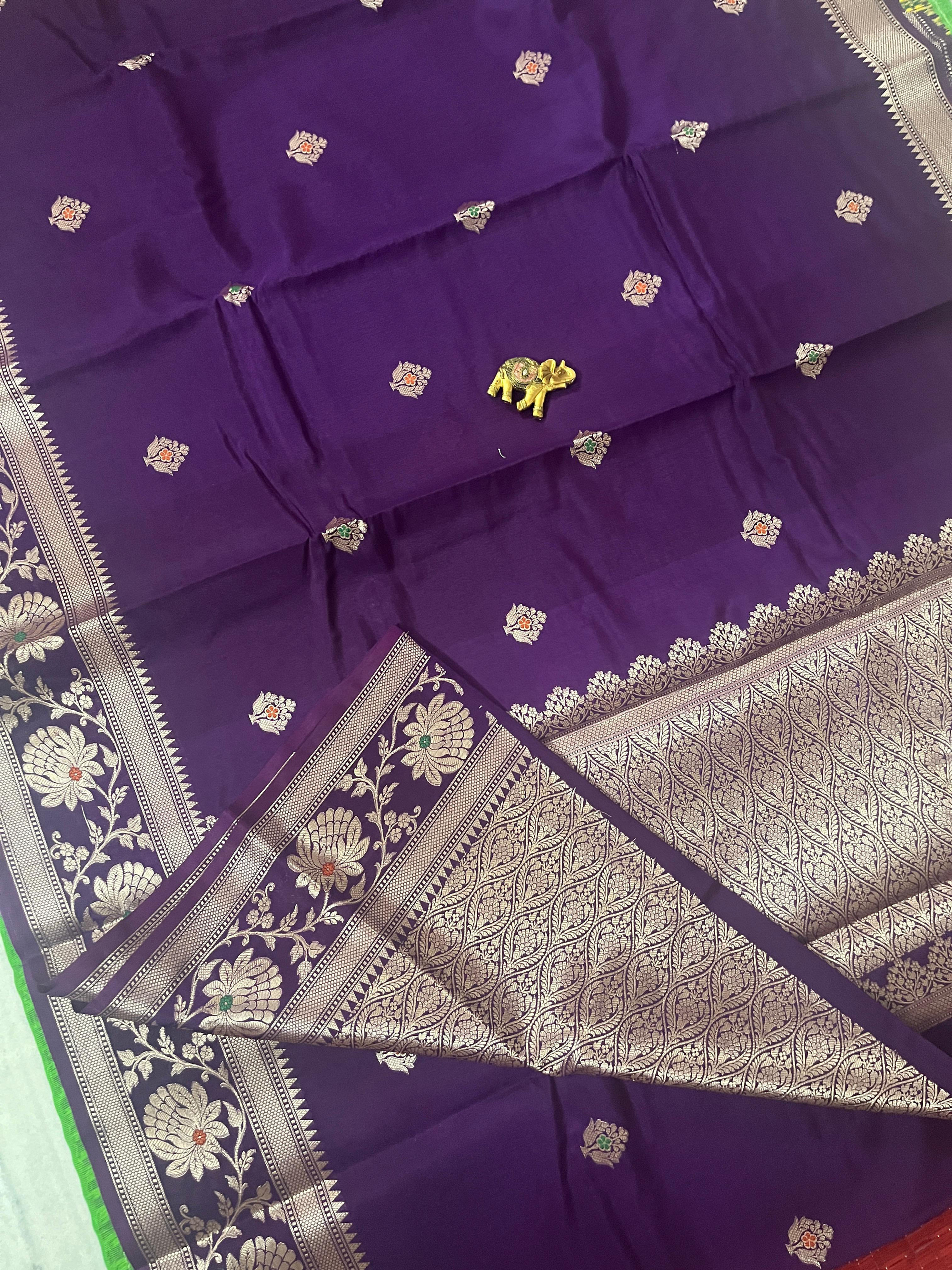 Green mango saree