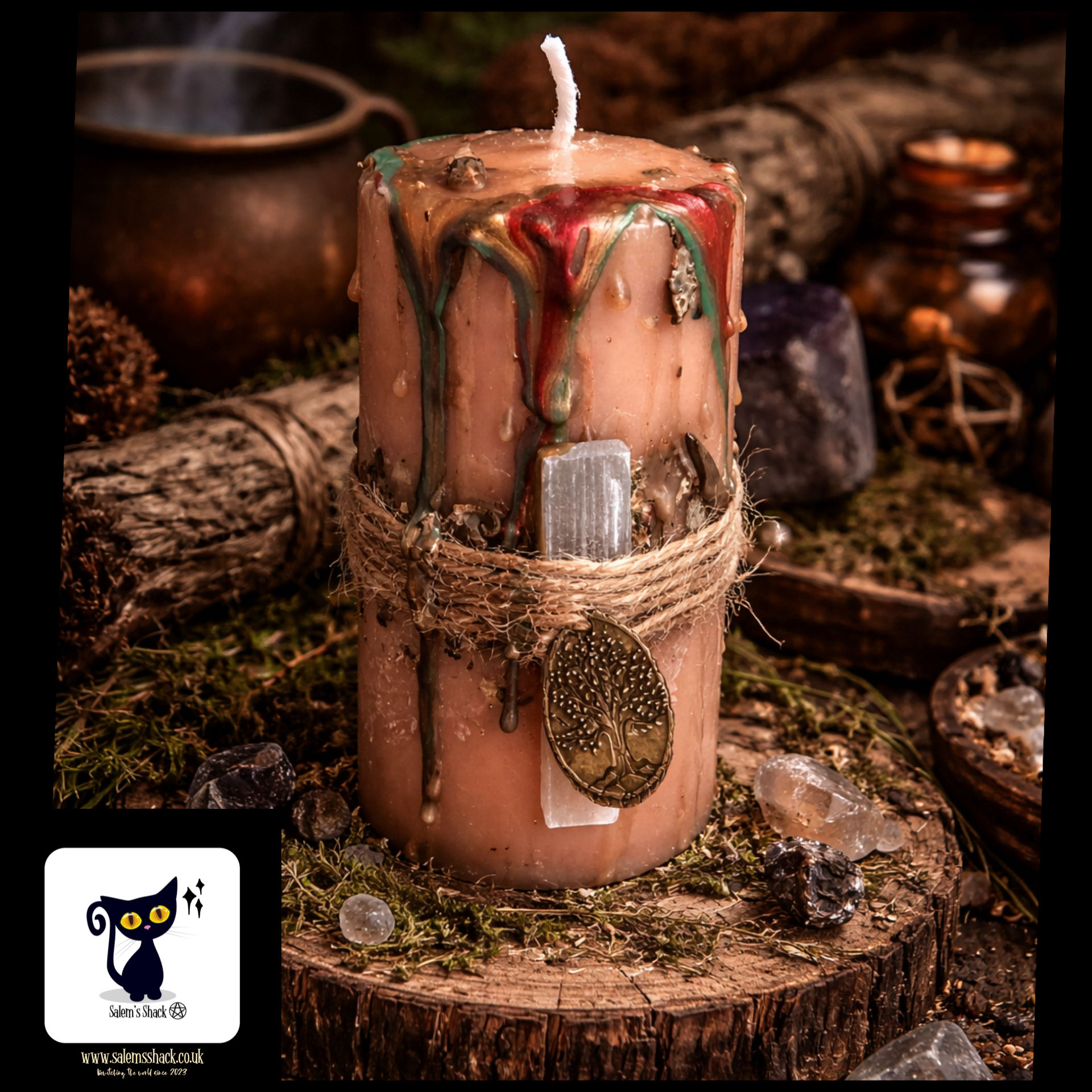 Grounding Loaded Pillar Candle