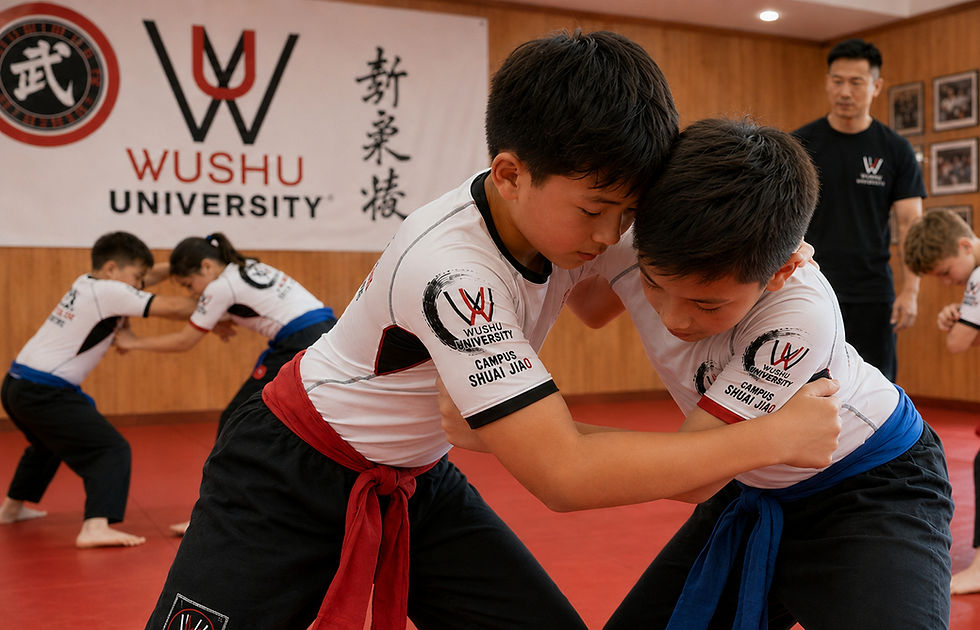 Shuai Jiao en Wushu University