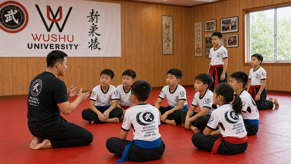 Shuai Jiao en Wushu University