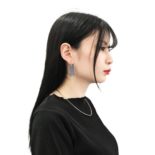 新霓》虎虎楽園ピアス/イヤリング※ブルー | RAVEL Creators Market