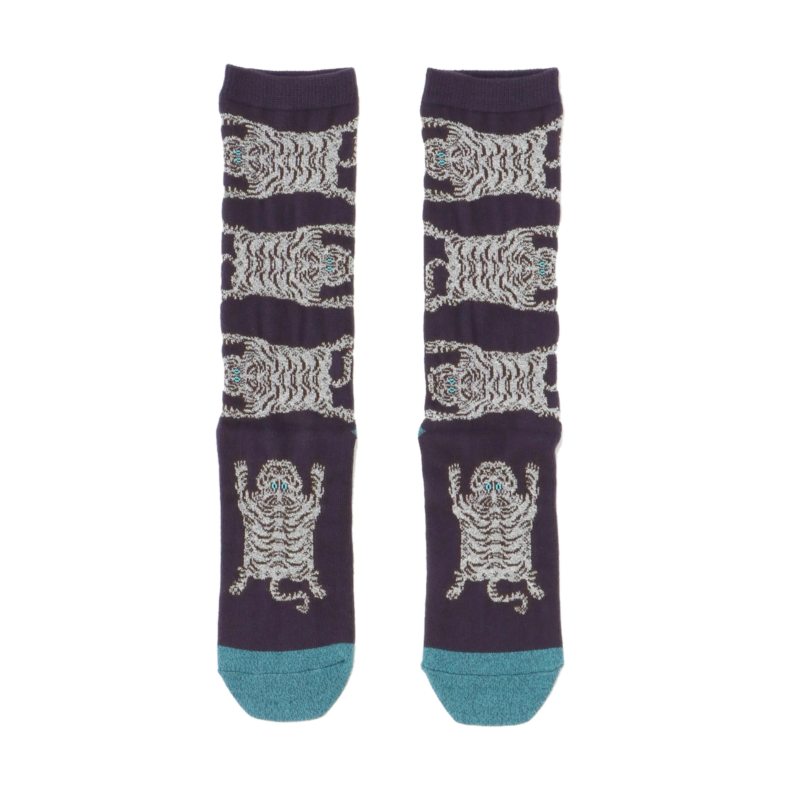 《HOiSUM》タイガーソックス※NAVY