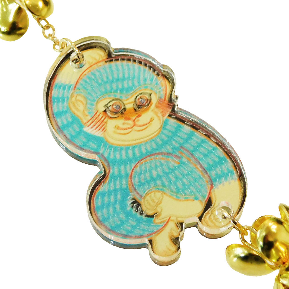 サムネイル： 《新霓》奸智街 猿ピアス/イヤリング