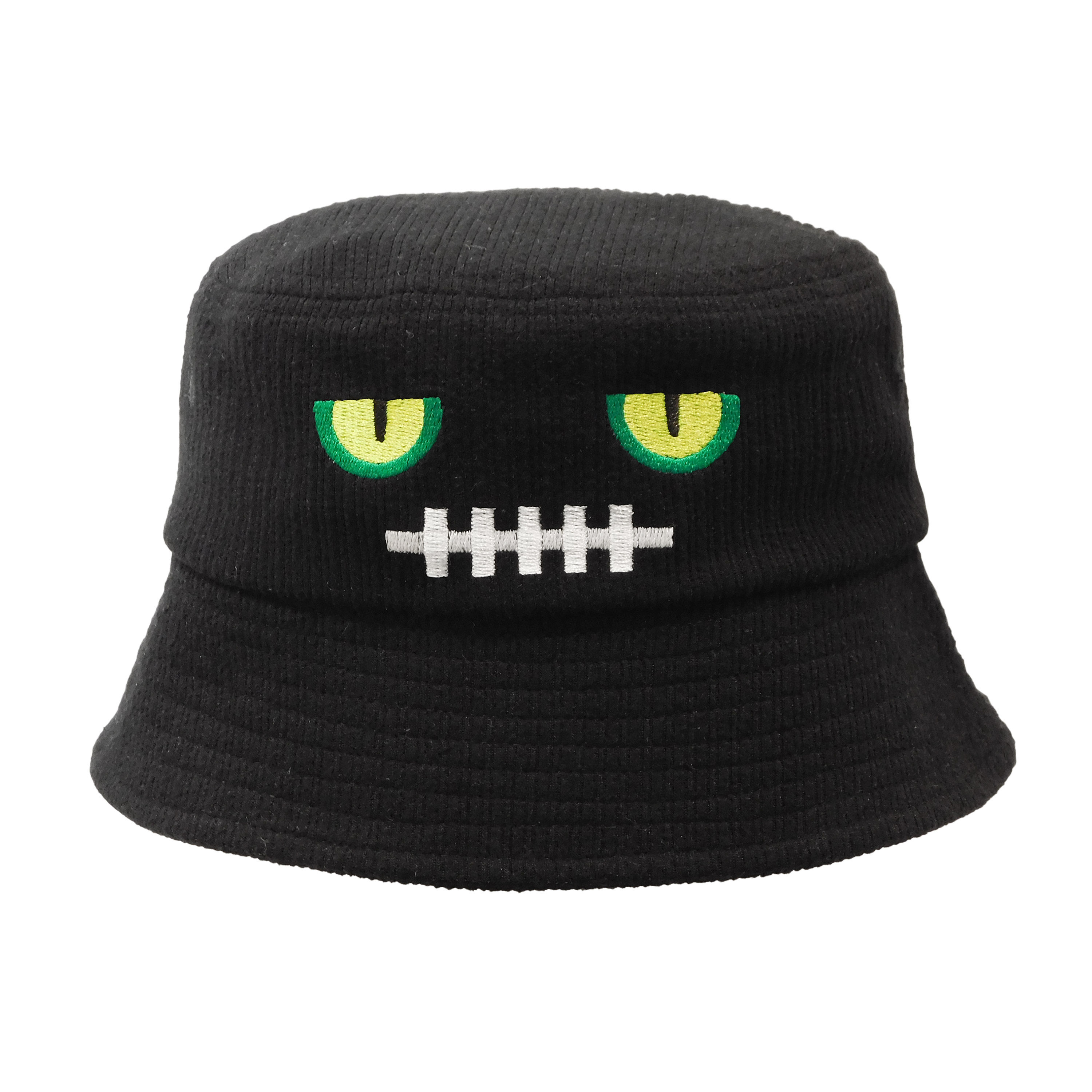 《SNAKE COLLECTION》EDWARD SNAKE EYE SMOOTH BUCKET HAT※BLACK