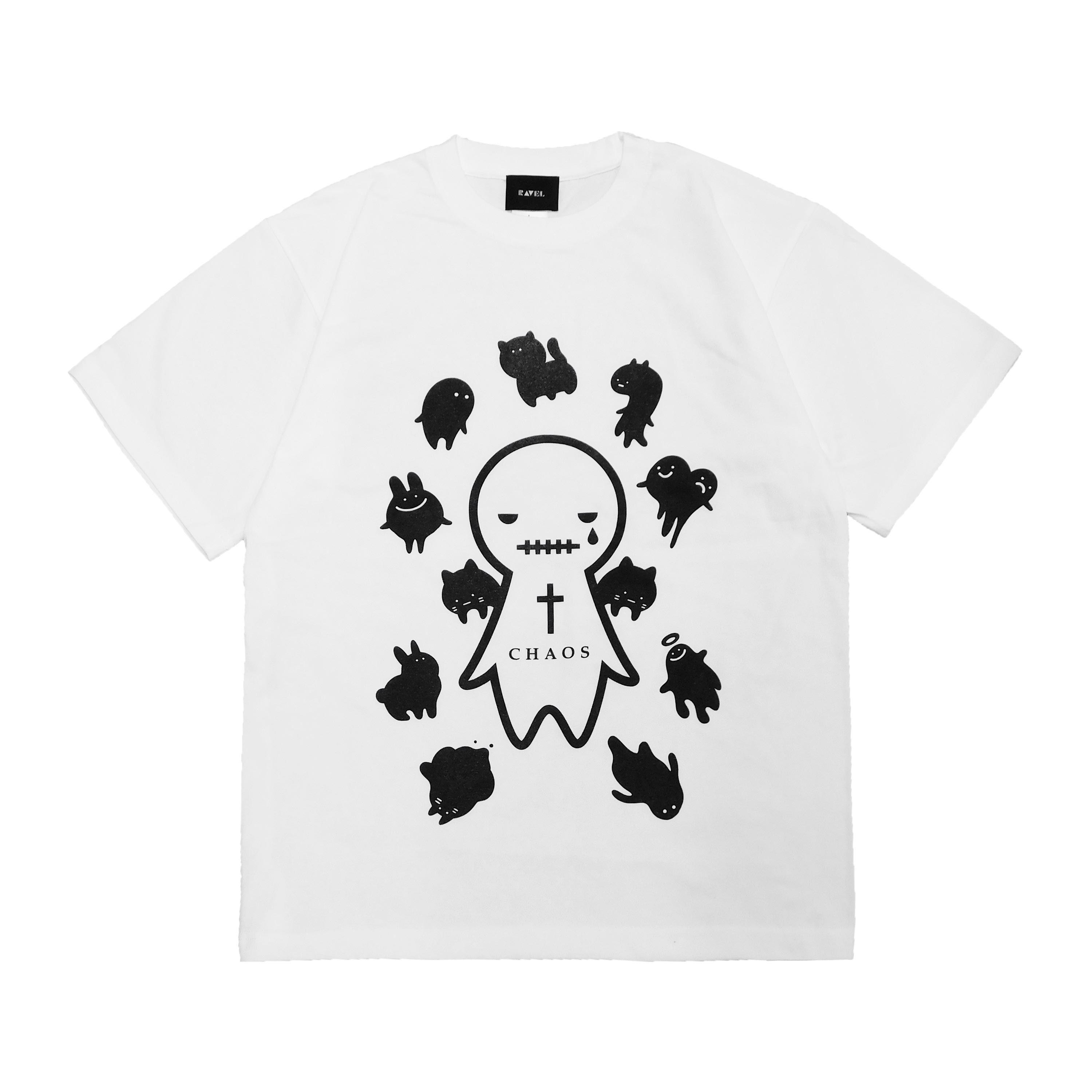 《CHAOS×EDWARD》SAD Tシャツ※WHITE