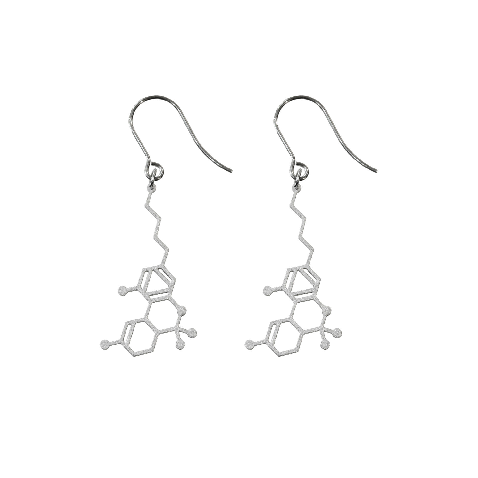 《科学雑貨Scientia》THCピアス/イヤリング※シルバー