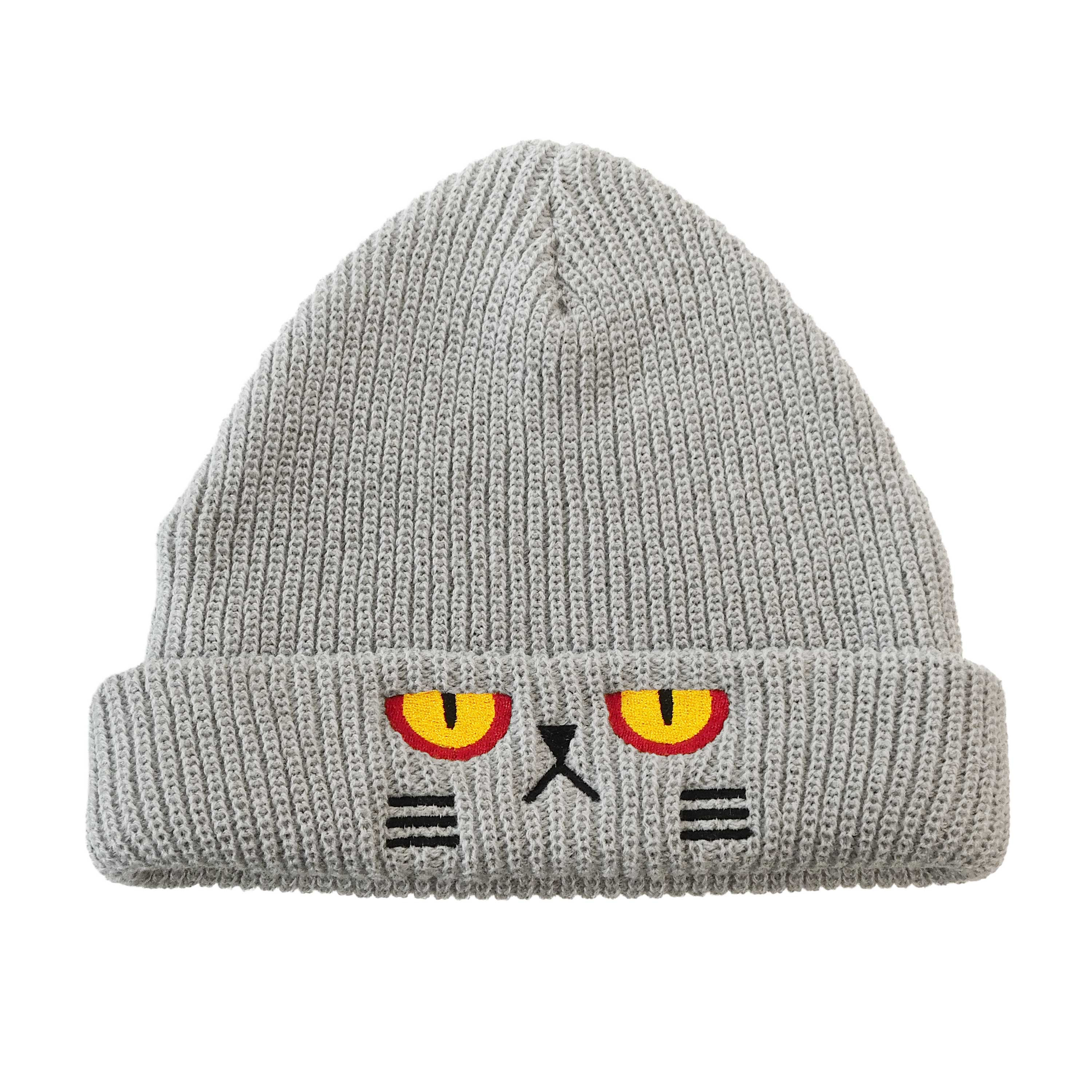 《SNAKE COLLECTION》GEORGE SNAKE EYE BEANIE ※LIGHT GRAY
